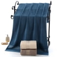thumbnail image 3 of Large Bathing Towel Shower Absorbent Superfine Fiber Soft Comfortable Bath Towel-27"x55", 3 of 9