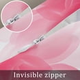 thumbnail image 7 of Pink Flower Throw Pillow Cover 20 x 30 Inch Decorative Pillow Cover Boho Modern Floral Abstract Ombre Leaf White Lumbar Pillowcase Seasonal Rectangle Cushion Case for Couch Sofa Bed Living Room, 7 of 7