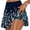 Navy, variant on Women's Summer Pleated Tennis Skirts Athletic Stretchy Short Yoga Fake Two Piece Trouser Skirt Shorts