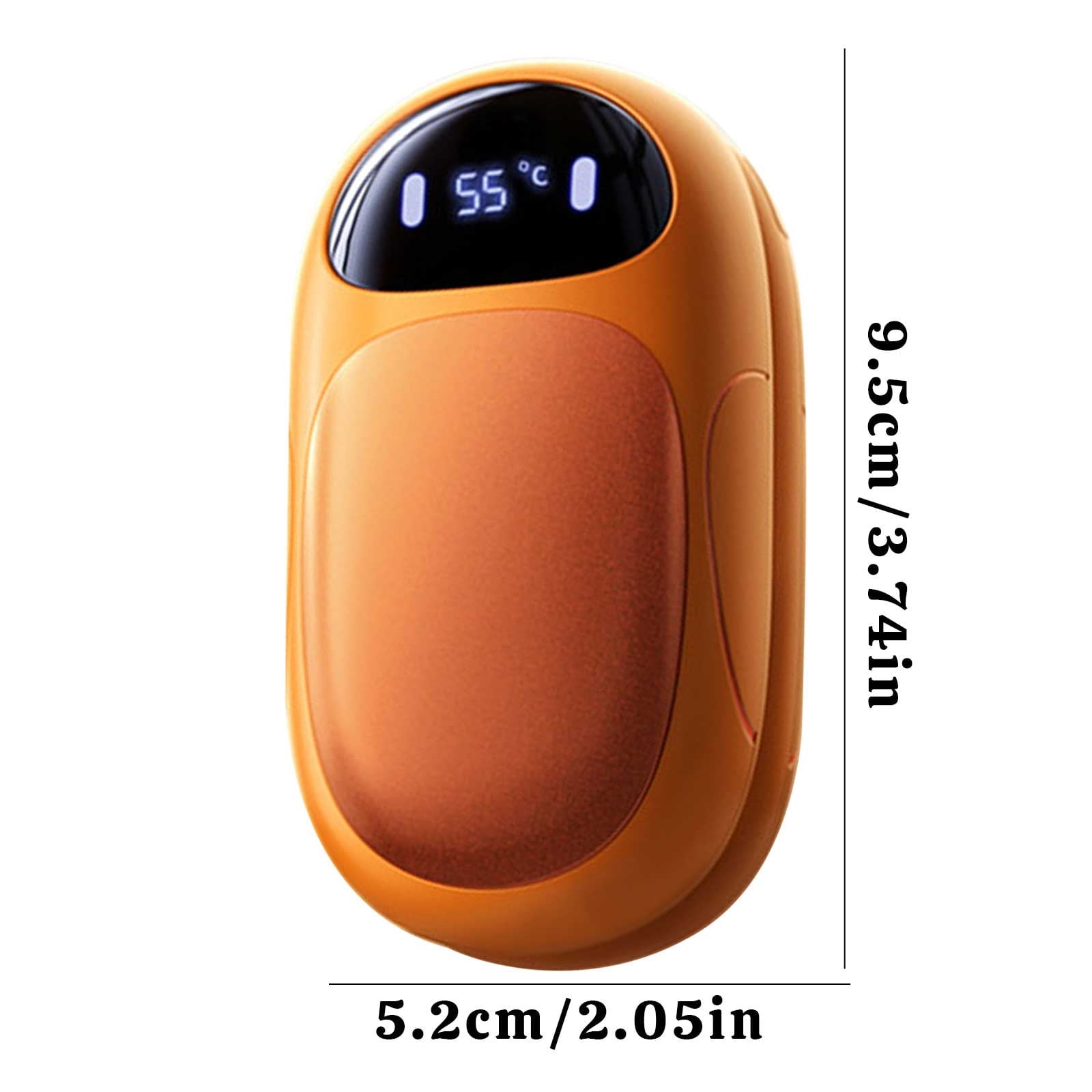Magnetic Hand Warmer Portable USB Rechargeable Mini Heating Device 2-in-1 Pocket Hand Heat 3 Adjustable Settings for Outdoor Travel Winter Use