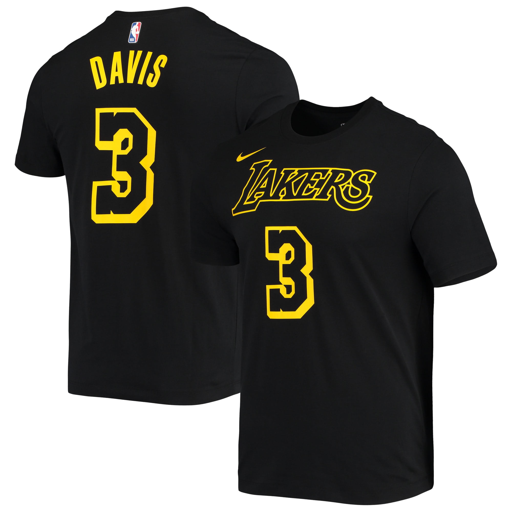 black anthony davis lakers jersey