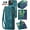 Blue, variant on For iPhone 15 Wallet Case,iPhone 15 Zipper Folio Leather Case Wallet with Card Holder Strap Wristlet Detachable Magnetic Protective Back Case for iPhone 15 5G 6.1 Inch
