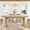 Natural wood color, variant on Gaderth 70.8 Inch Oval Dining Table for 6-8 People, Farmhouse Round Dining Room Tables, Long Large Kitchen Table with Thick Sturdy Wooden Base, Farmhouse Dining Room Table for Kitchen, Living Room