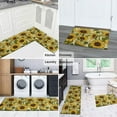 thumbnail image 7 of Summer Sunflower Kitchen Rugs Sets of 2 Non-Slip Washable Yellow Sunflower Rugs for Kitchen Decor, 7 of 7