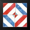 thumbnail image 2 of Tavoletti, Anne 20x20 Black Modern Framed Museum Art Print Titled - Americana Mood Pattern VIII, 2 of 5