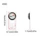 thumbnail image 3 of Compasses for Backpacking Camping, Navigation Baseplate Map Compasses with Scale Ruler Accurate Orienteering Base Plate, 3 of 4