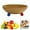 Yellow, variant on 1 Pc Triangular Fruit Snack Tray, Creative 3-Legged Candy Display Plate for Living Room Coffee Table, 27x27x10cm, Gray