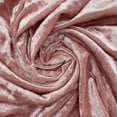 thumbnail image 6 of YOUR CHAIR COVERS - 90 x 132 Inch Rectangular Crushed Velvet Tablecloth for Weddings, Quinceanera, Events or Baby Shower - Dusty Rose, 6 of 6