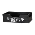 thumbnail image 3 of Contenedor de golosinas para perros, organizador de golosinas para perros, compacto, para el mostrador de la cocina Treat de perros Container de Negro, 3 of 8