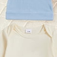 thumbnail image 4 of HCNTES Boy Clothes Toddler Baby Boys Summer Outfits Set Sleeveless Cute Print T-Shirt Shorts Set 3 Months-4T Size 6-12 Months,z1-Light Yellow, 4 of 7