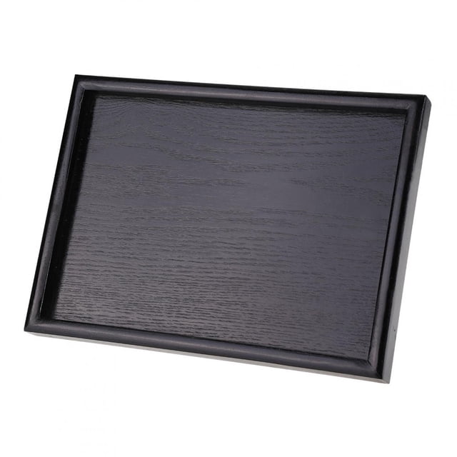 Sonew Plateau de Service à Thé, Plateau à Thé, Forme Rectangulaire en Bois Massif pour Thé Café Collation Repas Plateau de Service Plateaux de Restaurant
