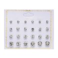 thumbnail image 1 of ziyahi 12 Pairs Rhinestones Girls Earring Set Crystal Ear Stud Earrings Multiple styles No.01 s, 1 of 6