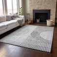 thumbnail image 6 of Addison Rugs Mayfield Washable Transitional Modern Gray Rectangle Rug, 9' x 12', 6 of 6