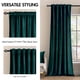 thumbnail image 2 of Cortinas MIULEE de terciopelo verde esmeralda, 132 x 229 cm, 2 paneles, 2 of 8