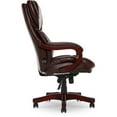 thumbnail image 4 of Pemberley Row Faux Leather Brown Office Chair Adjustable 47" Unassembled, 4 of 14