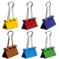 thumbnail image 2 of JAM Paper Rainbow Assorted Medium 32mm Binder Clips - 6 Packs of 15, 2 of 3