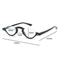 thumbnail image 2 of 4 Pairs of Blue Light Blocking Half Rimless Red Reading Glasses for Women Men Half Moon Fashion Spring Hinge plastic Readers +1.50, 2 of 7