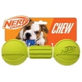 thumbnail image 1 of Juguete para Morder en Forma de Mancuerna Nerf Dog Verde Mediano, 1 of 5