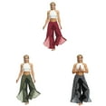 thumbnail image 3 of Pants for Women Boho Wide Leg Pants Resort Beach Pants Fitness Yoga Pants, 3 of 6