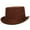Multicolor, variant on TOP HAT FAUX SUEDE-BLACK ADULT