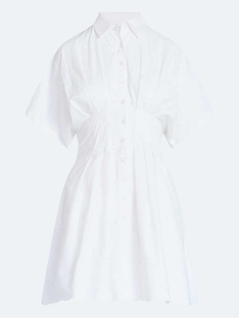 poplin mini shirt dress with corset detail Miss Selfridge - Mini Dress - Women - Nylon/Cotton - 12 US
