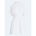 thumbnail image 5 of Free Assembly Women's and Women's Plus Cotton Eyelet Corset Mini Shirtdress, Sizes XS-4X, 5 of 5