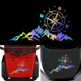 thumbnail image 3 of Sticker,Decoration 25.6 * Sticker Style Car 25.6 * 13.8in Car Sticker Auto Decoration 25.6 Decal Auto Decoration 1pcs Mewmewcat, 3 of 6