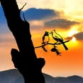 thumbnail image 5 of Dosaele Metal Bird Wall Art Metal Bird Silhouette Yard Art Tree Bird Animal Art Sculpture for Indoor Home Garden Lawn Backyard, 5 of 5