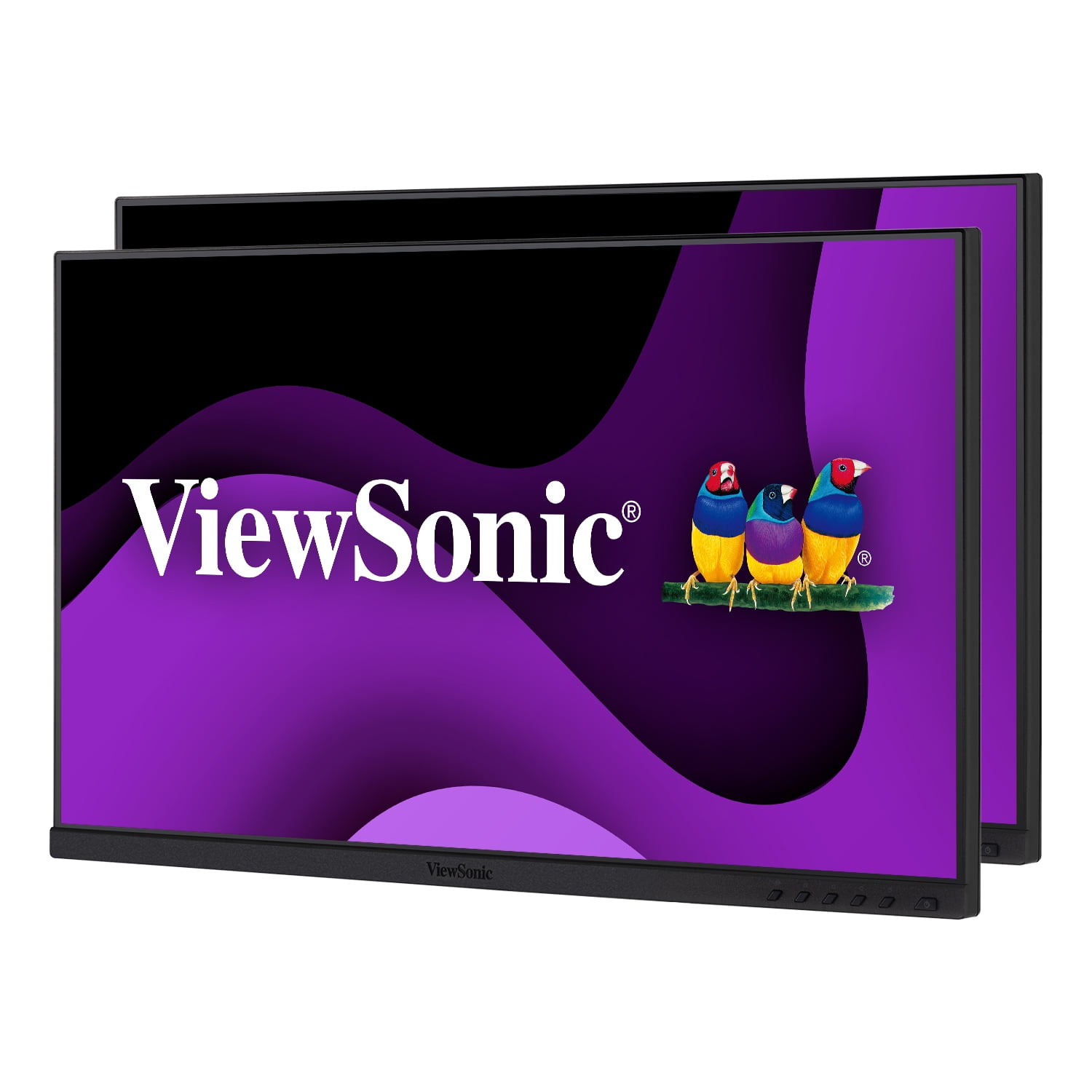 ViewSonic VG2448A2_H2 24 Inch Dual Pack HeadOnly 1080p IPS Monitor with UltraThin Bezels