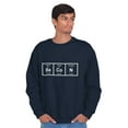 thumbnail image 5 of Ba Co N Bacon Food Science Nerd Geeky Sweatshirt for Men or Women Brisco Brands M, 5 of 6