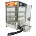 thumbnail image 5 of Techtongda 3 Layers Commercial Countertop Food Warmer Display Cabinet Case Stainless Steel, 5 of 12