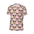 thumbnail image 6 of Wukai Panda Avocado Print Men's Short-Sleeved Mesh T-Shirt,Quick-Dry Short Sleeve Workout T-Shirt-X-Small, 6 of 8
