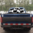 thumbnail image 4 of Rear Window Graphic Decal For SUV jeep PICK-UP TRUCK  WAVING CHECKERED FLAG PERFORATED VINYL TINT Sticker Window Tint, 4 of 5