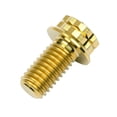 thumbnail image 4 of Wanyifa Titanium Flange 12 Point Head M8 x15 20 25 30 35 40 45 50 55 60 65 80 mm Screw Bolt,M8x15mm,Gold,4 Pcs, 4 of 7