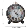 thumbnail image 2 of 4" Silent Metal Alarm Clock Morning, Retro Alarm Clock Sound, Battery Operated Electromechanical Alarm Clock, Desk Clock (Vintage), 2 of 5