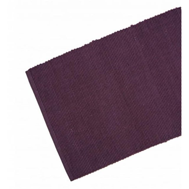 Mr. MJs Trading AG-07314-13x54 13 x 54 in. Ribbed Table Runner, Chocolate Brown
