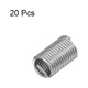 thumbnail image 3 of 20uds Cable Rosca Inserciones M6 x 1 3D 18mm 304 Inoxidable Acero Helicoidal Espiral Alambre Roscado Manguito, 3 of 5
