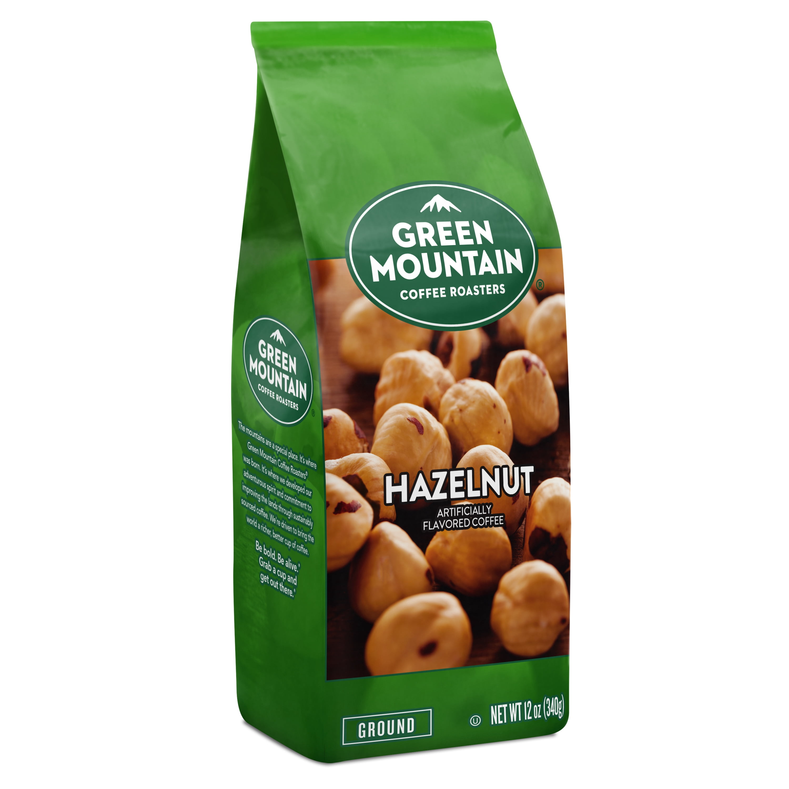 Green Mountain Coffee Roasters Hazelnut, Light Roast, Ground Coffee, 12 oz