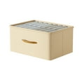 thumbnail image 1 of Large Blanket Clothes Organization,Storage Box Household Wardrobe Layered Sorting Box Clothes Pants Fabric Art Drawer Folding Clothes Storage Box, 1 of 1