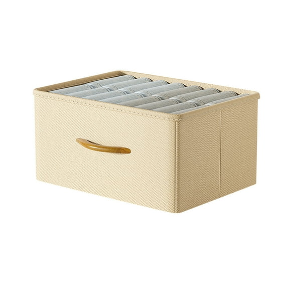Multi-Functional Folding Wardrobe, Storage Bin, Drawer Organizer Closet with Handle, for Clothes, Pants, Sweaters, Jackets, Sturdy Storage Boxes Organizing for Home Bedroom