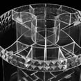 thumbnail image 3 of 360° Rotating Round Makeup Organizer, Clear Cosmetic Storage Shelf, Adjustable Shelf Rotatable Cosmetic Organizer New, 3 of 19