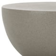 thumbnail image 7 of Safavieh Austyn Modern Magnesium Oxide Round Hourglass Accent Table, Gray, 7 of 7