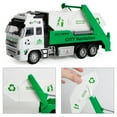 thumbnail image 2 of AYYUFE Kids Toy Car Pull Back Alloy Vehicle Model Engineering Garbage Sanitation Truck, 2 of 6