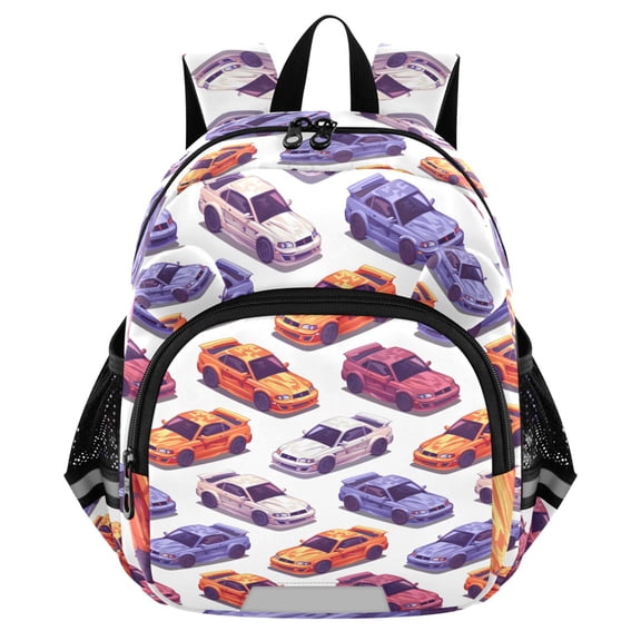 ALAZA Cool Cars Mini Backpack School Bookbag Age 3-7 Medium