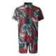 thumbnail image 4 of Sunloudy - Conjunto de camisa de manga corta con botones y pantalones cortos de playa para hombre Sunloudy moda, 4 of 9