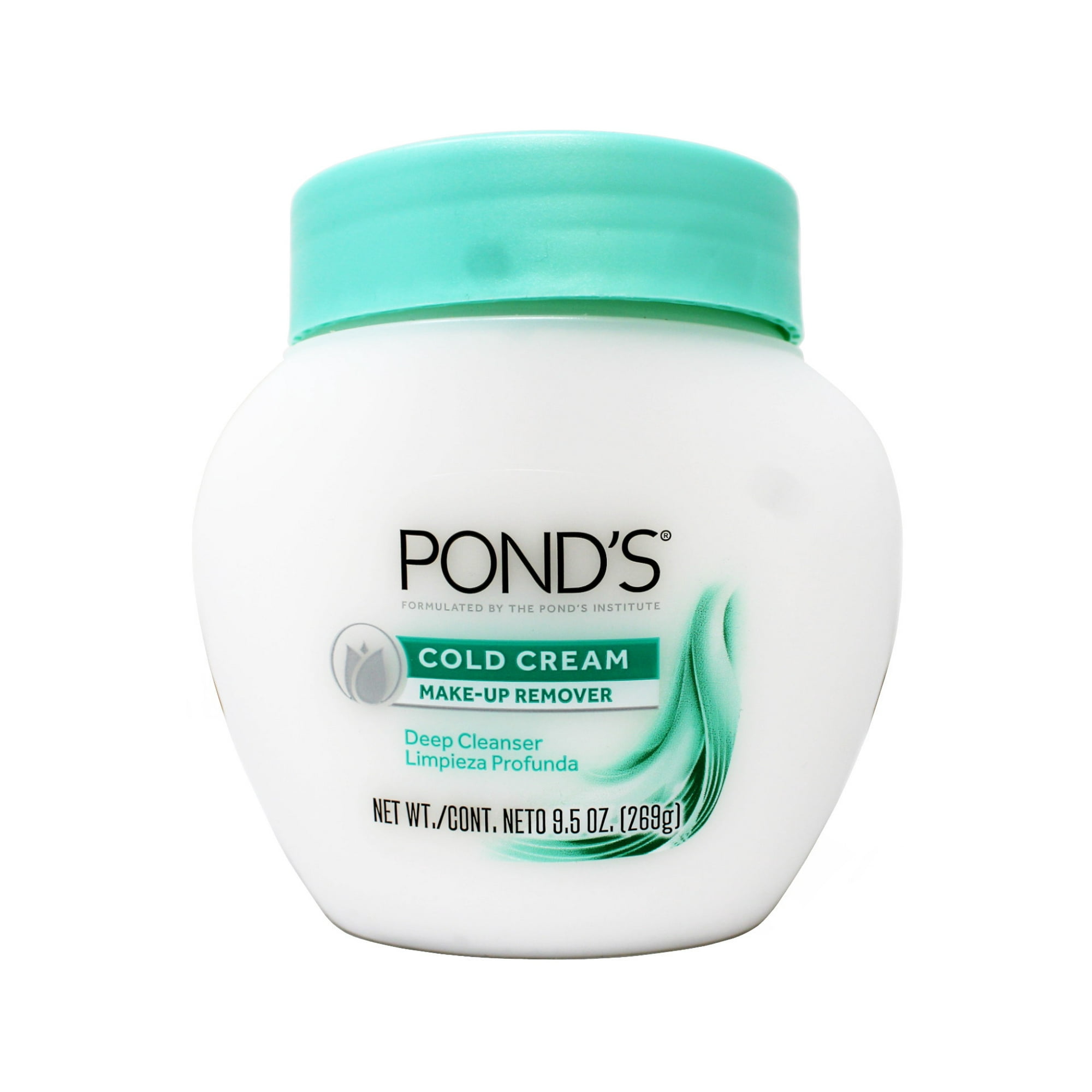 POND'S Cold Cream, Skin Care Facial Cleanser for All Skin Types, Deep Moisturizing Face Wash & Make -Up Remover, 9.5 oz