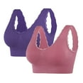 thumbnail image 1 of Soki 2pc Sports Bra for Women Padded Seamless Medium Impact Yoga Running Bras, 1 of 2