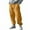Yellow, variant on JIA JIA SHUANG Mens Casual Sweatpants Drawstring Elastic Waist Loose Fit Cinch Bottoms Trousers Athletic Pants with Pockets for Workout Running