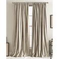 thumbnail image 3 of DKNY Modern Knotted Solid Color Blackout Rod Pocket Panel Pair (Set of 2), 3 of 4