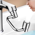 thumbnail image 5 of Swivel Faucet Extender, Faucet Extender, Universal Joint, Chrome Finish, 3.8 In, 1X Connection, 1 Pc, Movement Flexibility, Bathroom Sink, Washroom Upgrade, 5 of 5